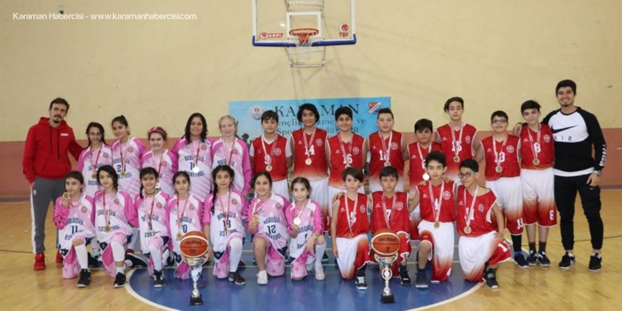Karaman'da Okullararası Basketbol Müsabakaları Sona Erdi