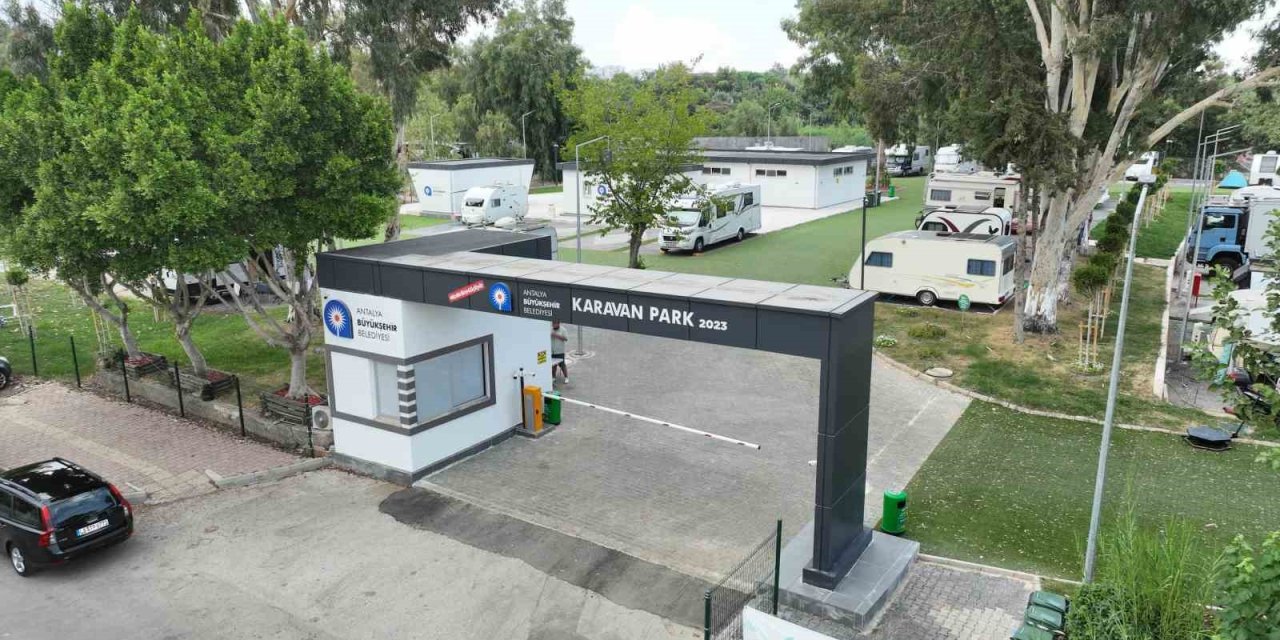 Antalya’da Karavan Park Yerli Ve Yabancı Tatilcilerin Yeni Gözdesi