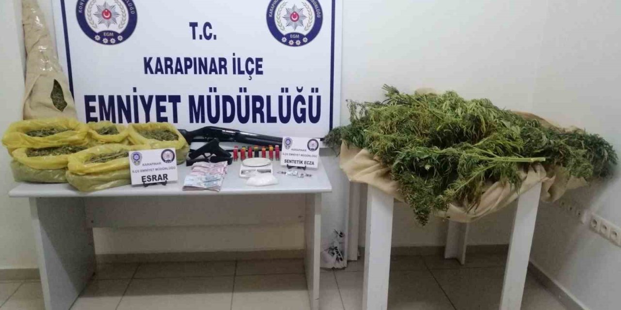 Konya’da Uyuşturucu Tacirlerine Operasyon