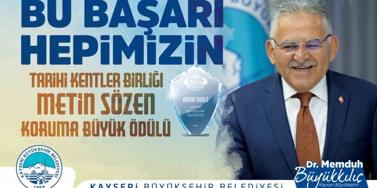 Tarihine Sahip Çıkan Büyükşehirin 2 Proje, 8 Uygulamasına Büyük Ödül