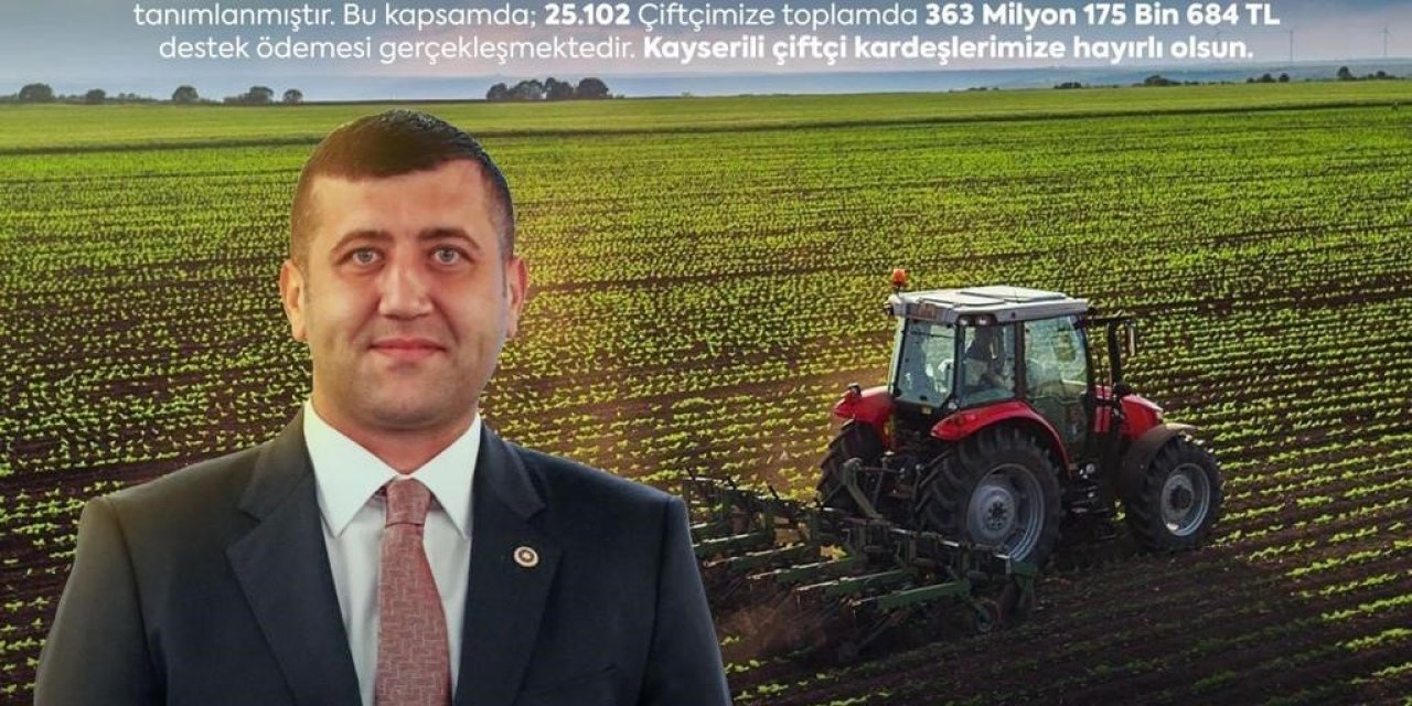 Baki Ersoy’dan Çiftçilere Müjde