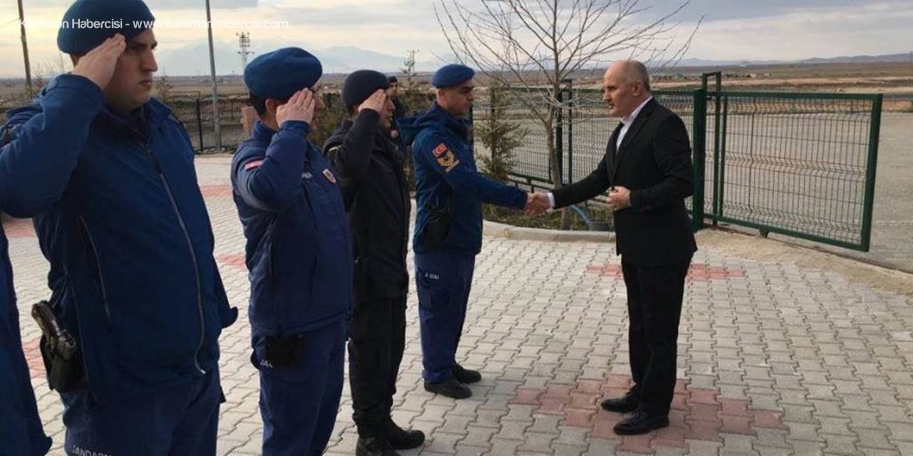 Karaman Valisi Fahri Meral’den Yeşildere Karakoluna Ziyaret