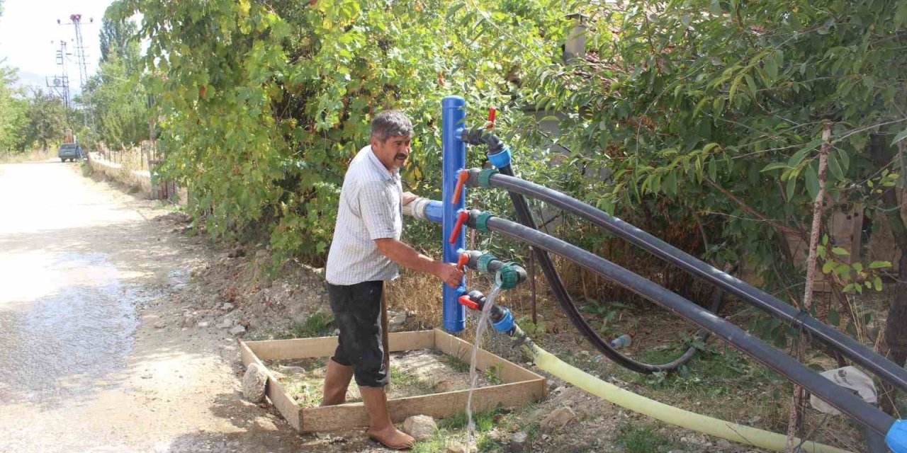 Büyükşehir’den Korkuteli Yukarıkaraman Mahallesi’ne Kapalı Devre Sulama Sistemi