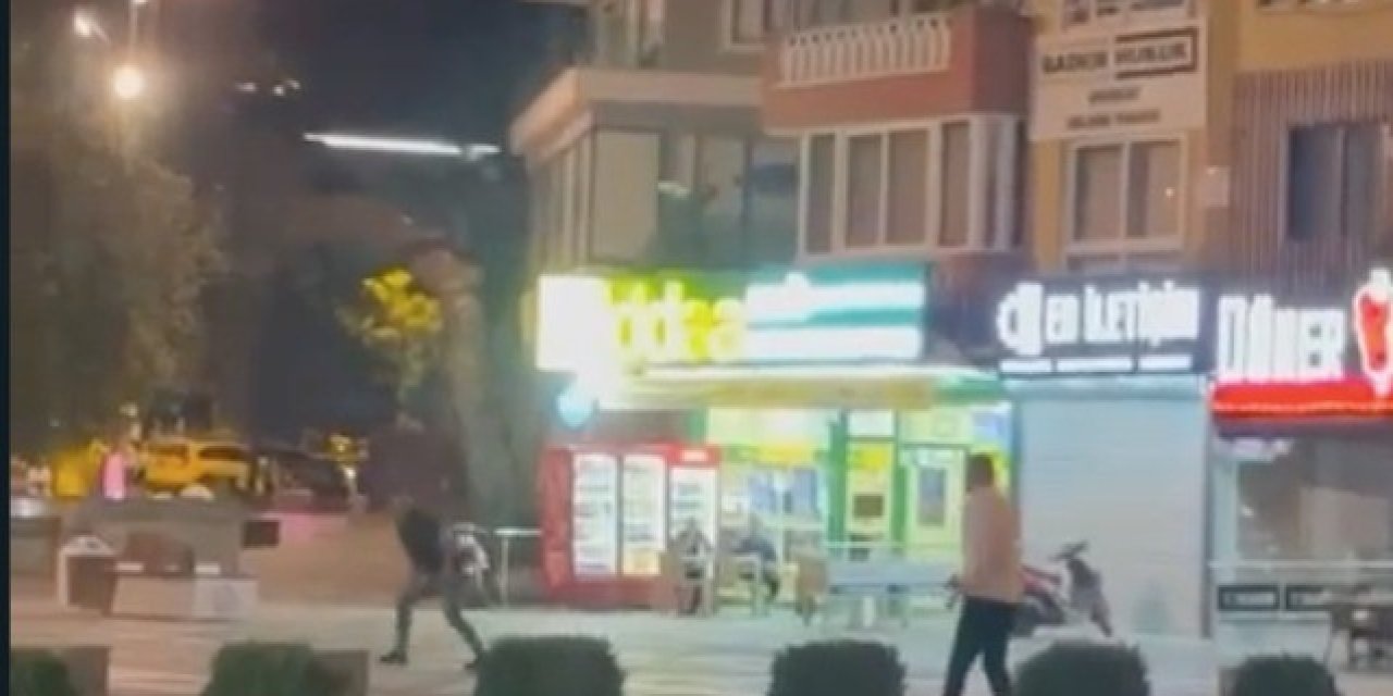 Alanya’da Tartışma Silahlı Kavgaya Döndü, O Anlar Kamerada