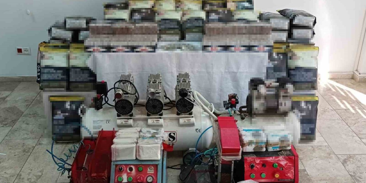 Kaçak Sigara Operasyonunda 78 Bin Adet Tütün Doldurulmuş Makaron Ele Geçirildi