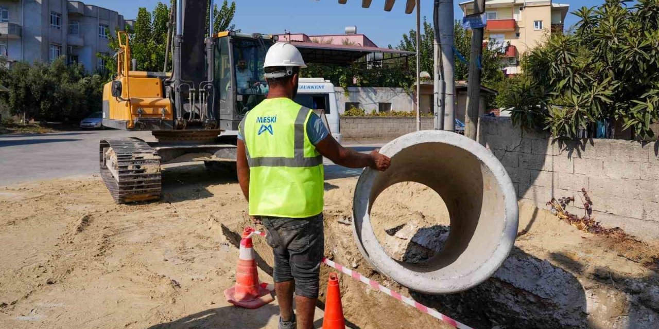 Meski, Yağmursuyu Hattı Çalışmalarına Devam Ediyor