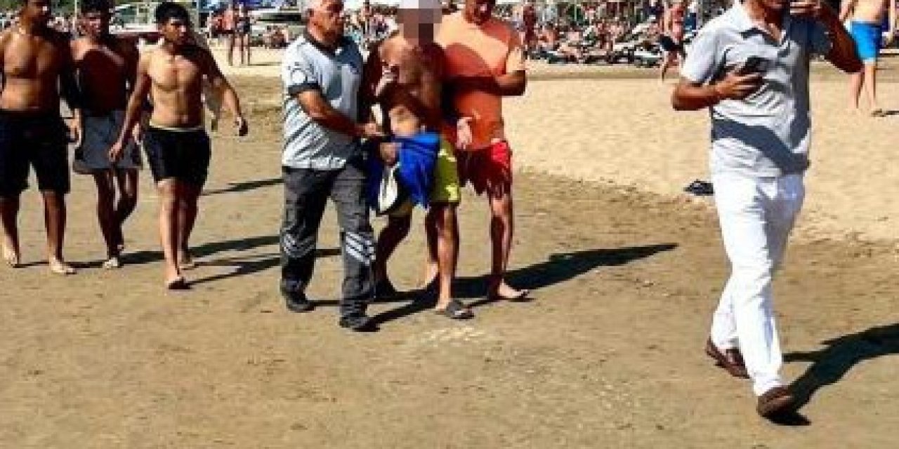 Sahilde Alman Turiste Taciz Şüphelisi Tutuklandı