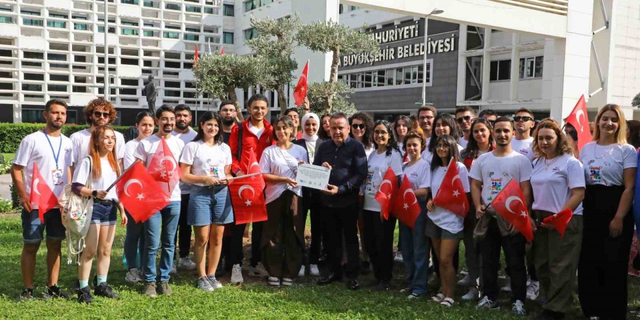 Başkan Böcek Gençlerle Barış İçin Zeytin Ağacı Dikti