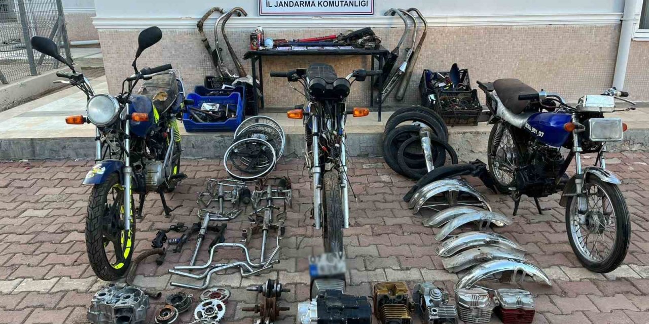 Antalya’da Milyonluk Motosiklet Parçası Operasyonu