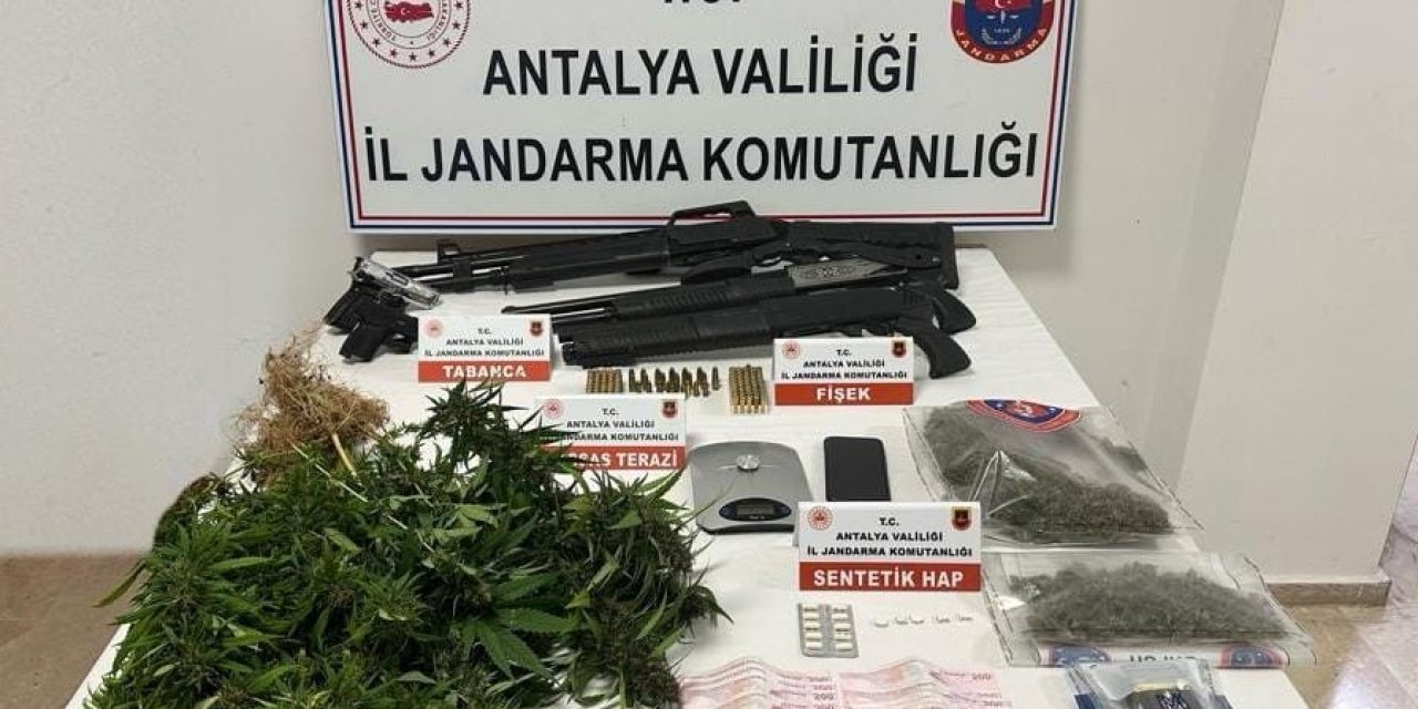 Evinde Yetiştirdiği Uyuşturucuları Piyasaya Süremeden Yakalandı