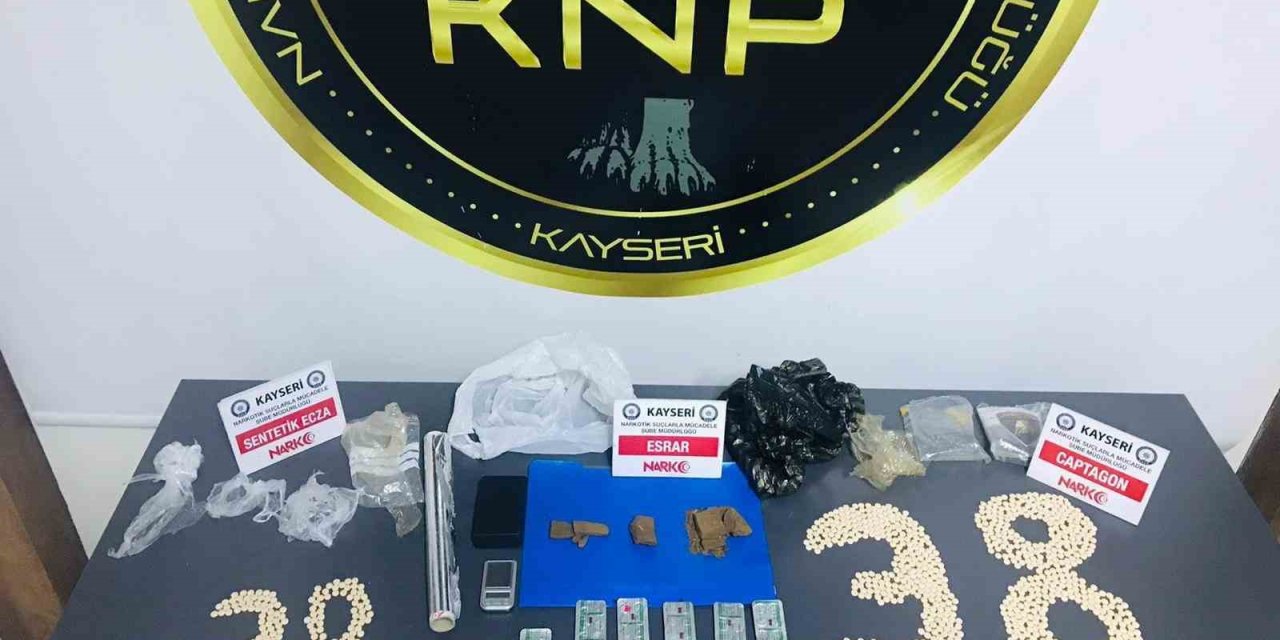 Narkotik Ekipleri Kayseri’de Uyuşturucuya Geçit Vermiyor