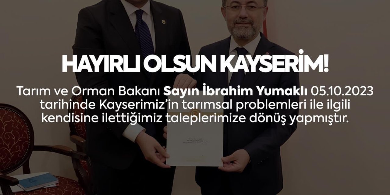 Ersoy’dan 3 Müjde