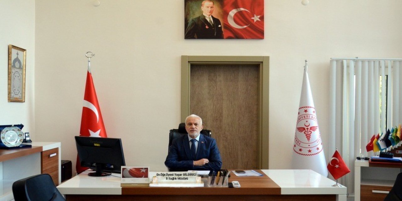 Sağlık Müdürü Bildirici’den 21 Ekim Dünya Gazeteciler Günü Kutlaması