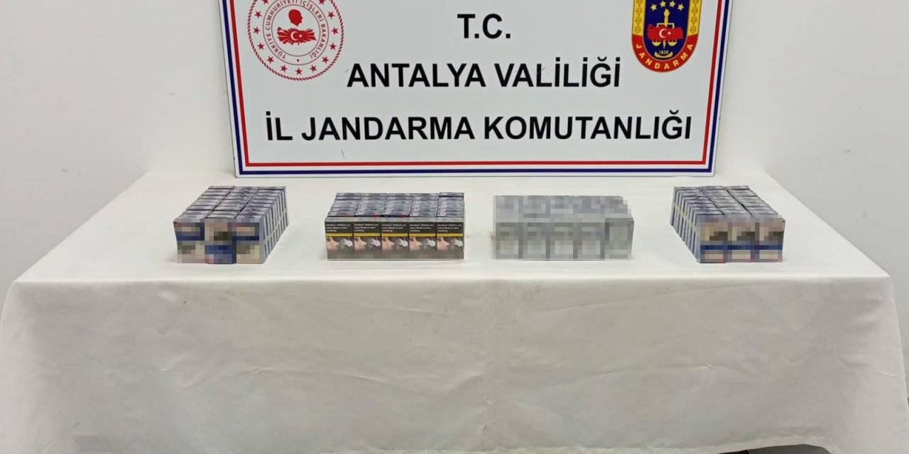 Antalya’da Jandarmadan Kaçak Tütün Mamülleri Denetimi