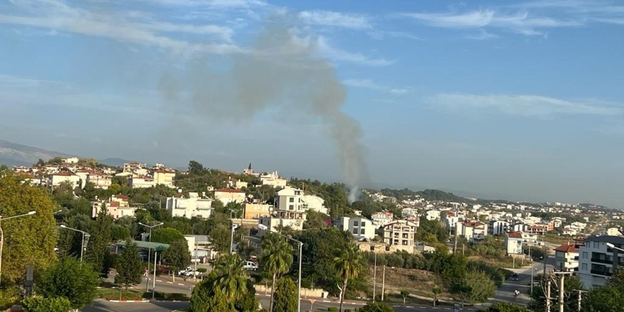 Manavgat’taki Makilik Yangını Korkuttu