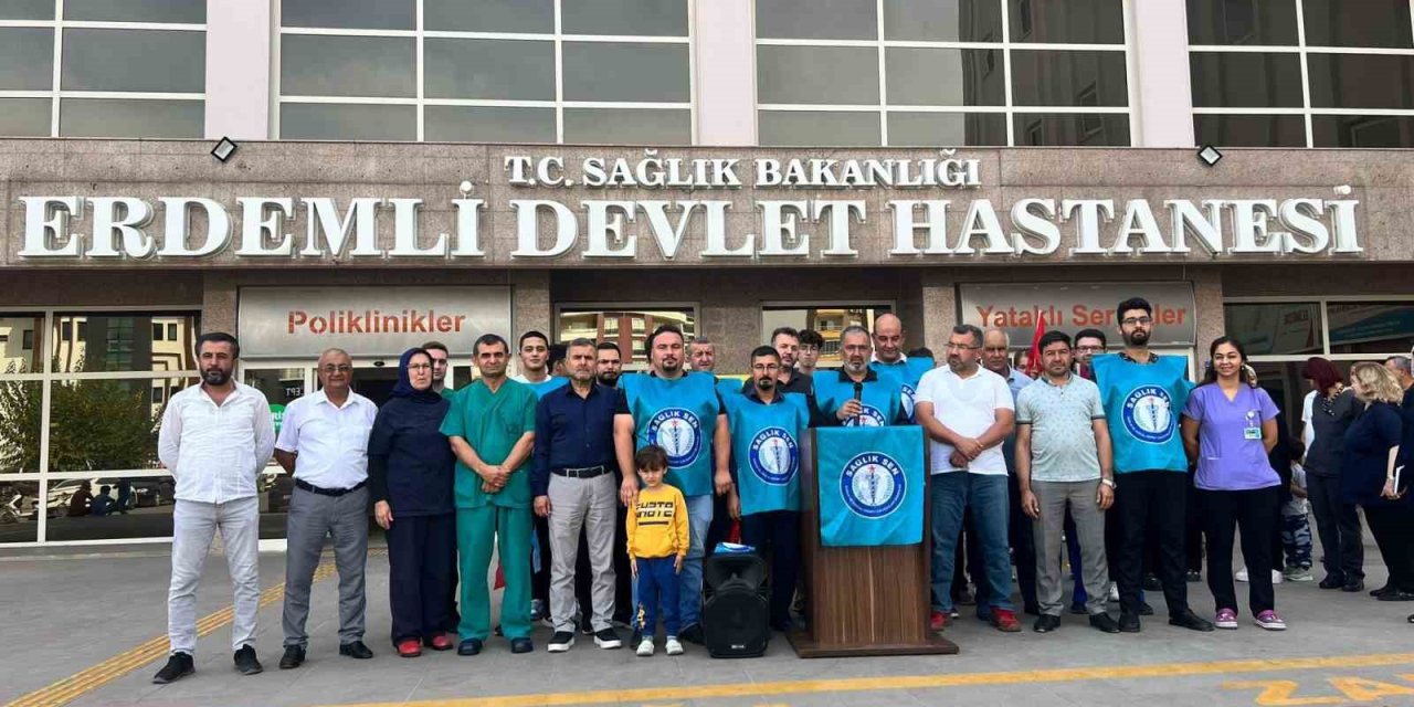 Sağlık-sen Üyelerinden İsrail’e Tepki, Filistin’e Destek