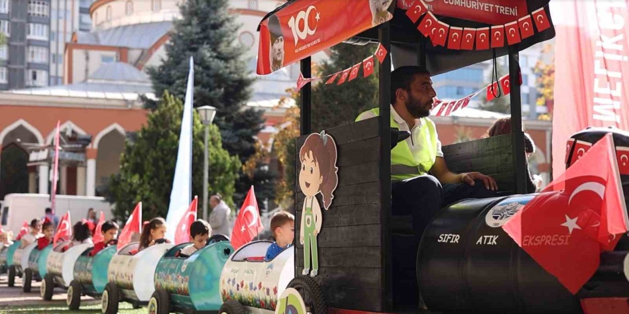 Melikgazi’nin ‘cumhuriyet Treni’ Çocuklar İçin Kalktı