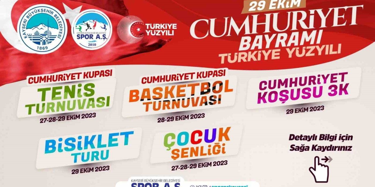 Büyükşehirde Cumhuriyet Coşkuyla Kutlanıyor