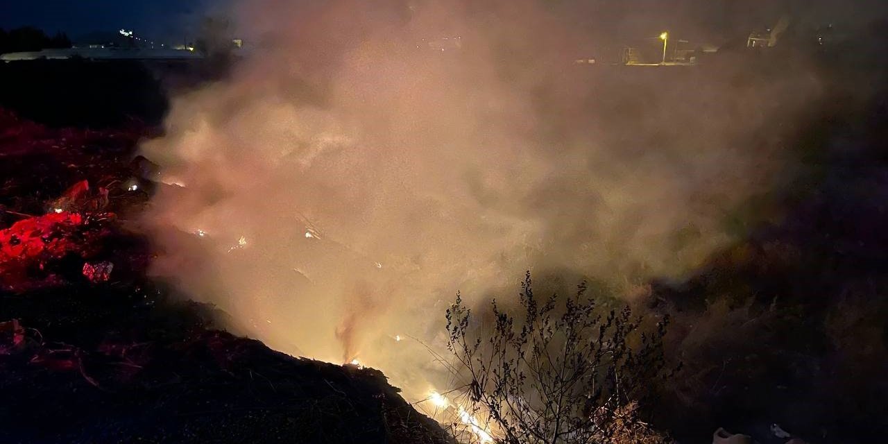 Otluk Alandaki Yangın Büyümeden Söndürüldü