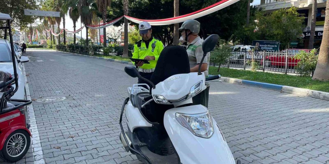 54 Motosiklete 36 Bin Tl Ceza Kesildi