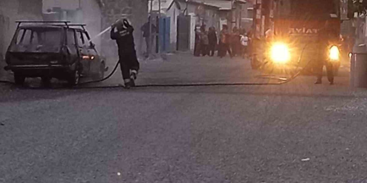 Konya’da Araç Yangını