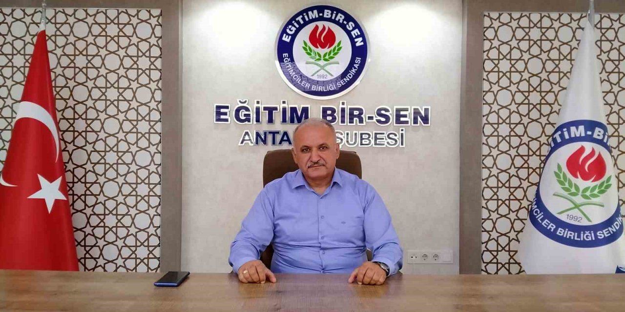 Eğitim Bir Sen Antalya Şube Başkanı Miran: "sendikamsı Yapı Manipüle Ediyor"