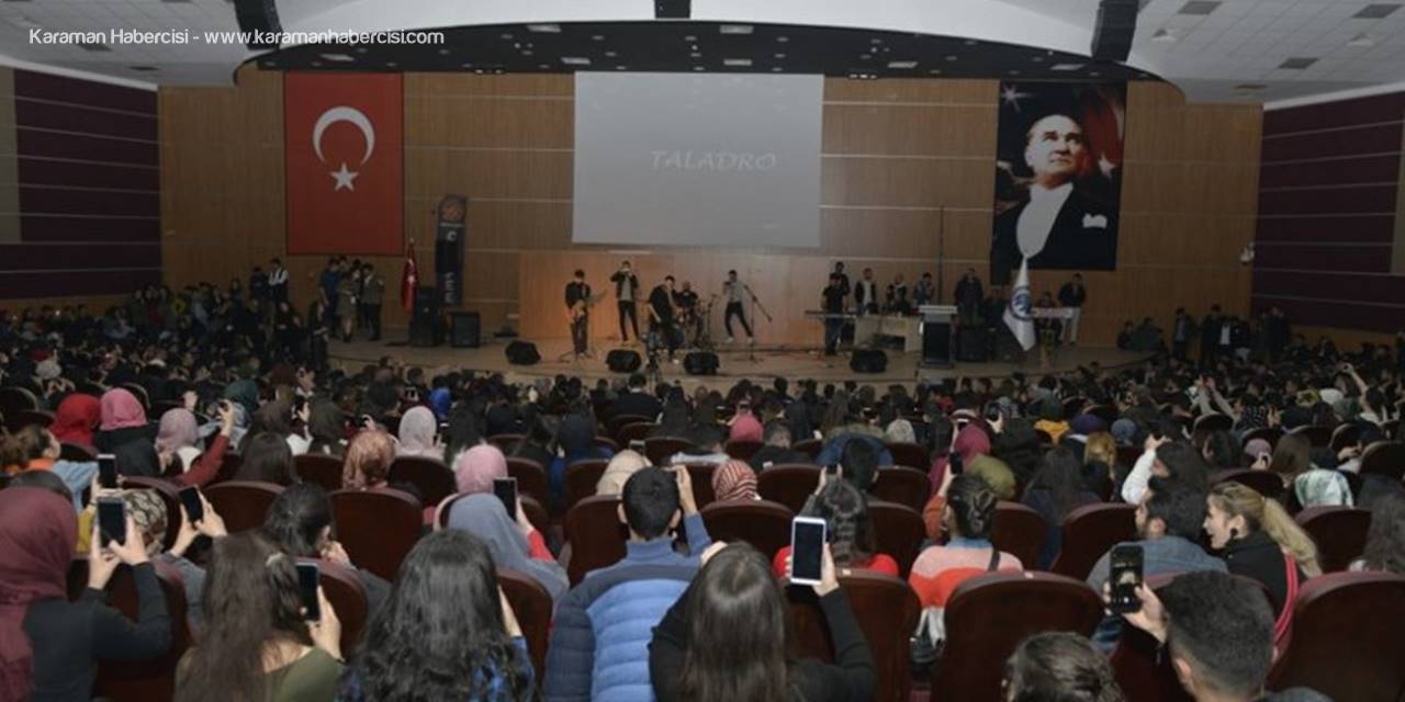 "Taladro" Konserine Karaman'da Öğrencilerden Büyük İlgi
