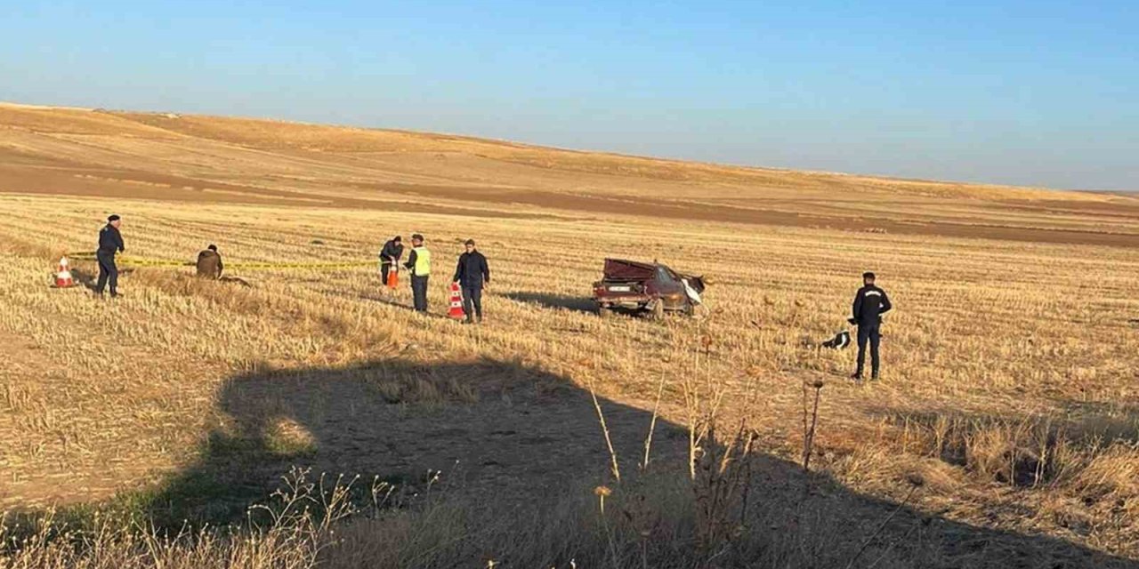 Kontrolden Çıkan Otomobil Takla Attı: 1 Ölü