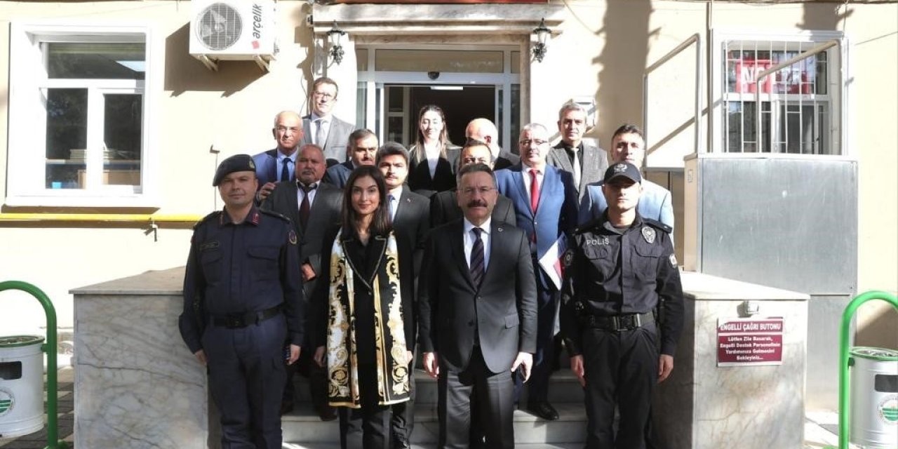 Vali Aksoy Beylikova’yı Ziyaret Etti