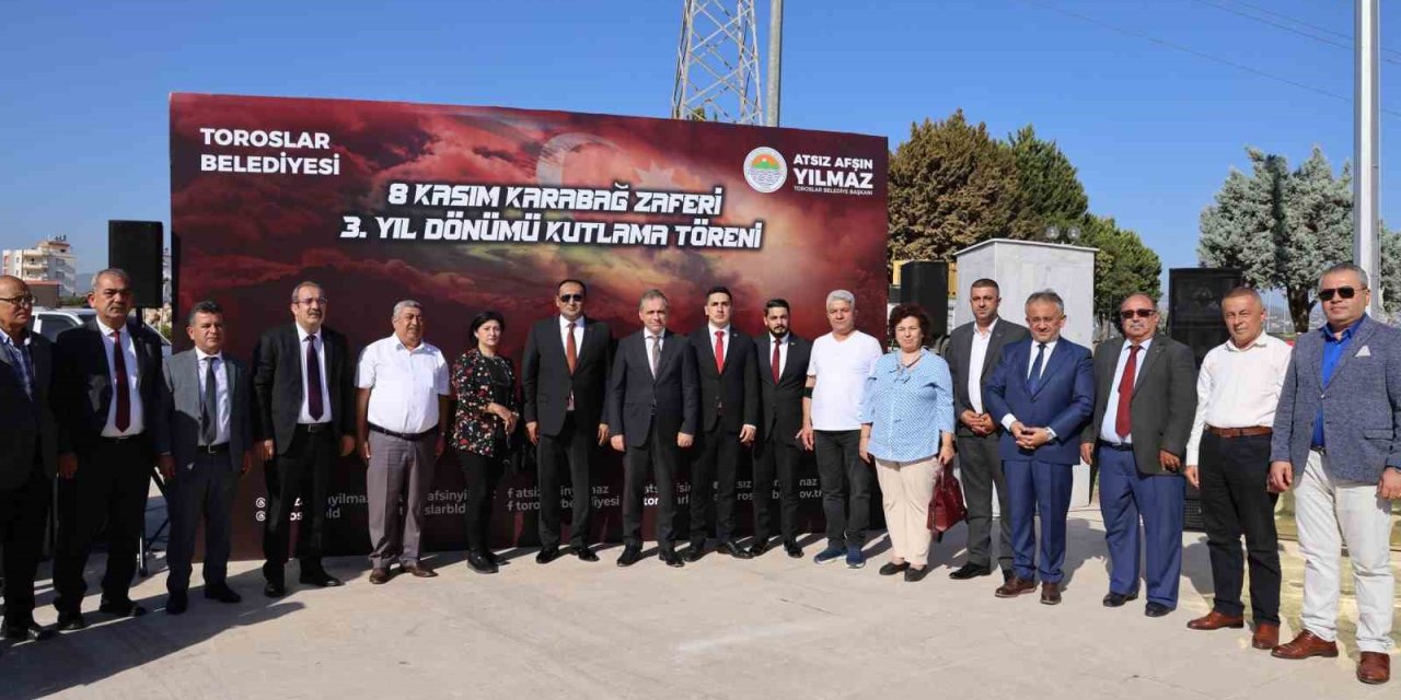 Karabağ Zaferinin 3. Yıl Dönümü Mersin’de Kutlandı