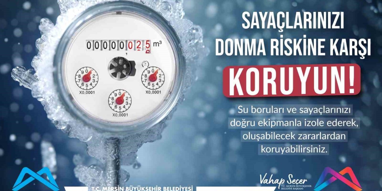 Meski’den Su Sayaçlarının Donma Riskine Karşı Uyarı