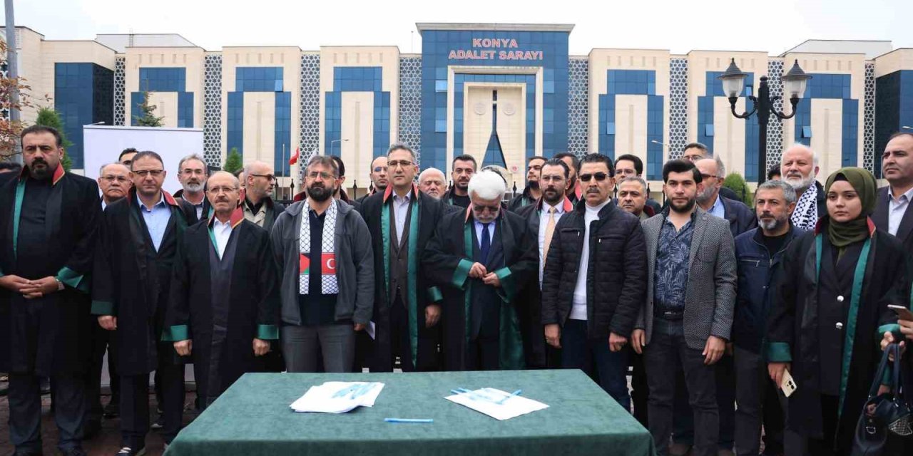 Konya Stk’ları Ve Huder İsrail’in Gazze Saldırılarına Suç Duyurusunda Bulundu