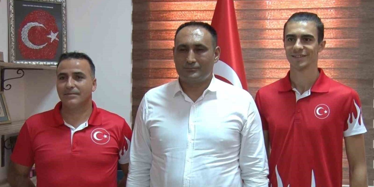 Başkan Yılmaz, Dünya İkincisi Olan Milli Bocce Sporcusu Mehmet Can Yakın’ı Tebrik Etti
