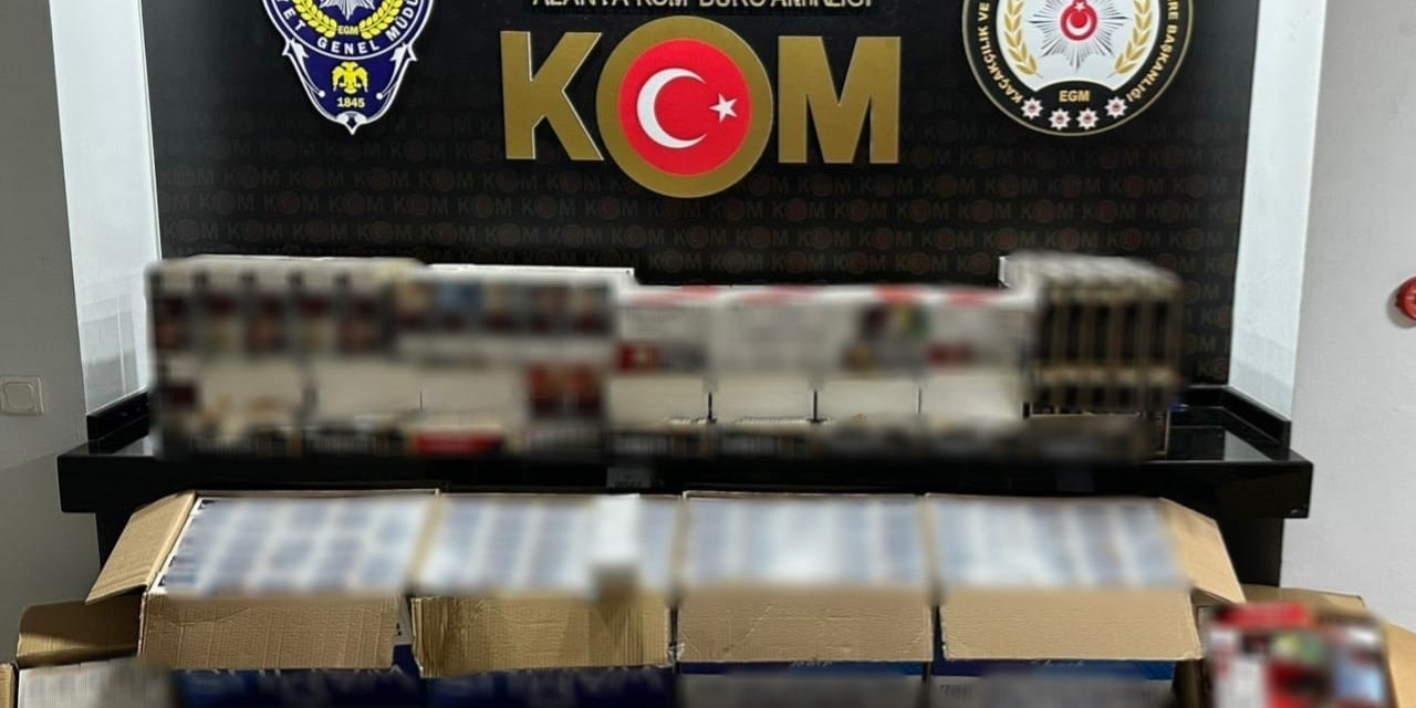 Antalya’da Kaçak Tütün Ürünleri Satan 11 Şahsa İşlem Yapıldı