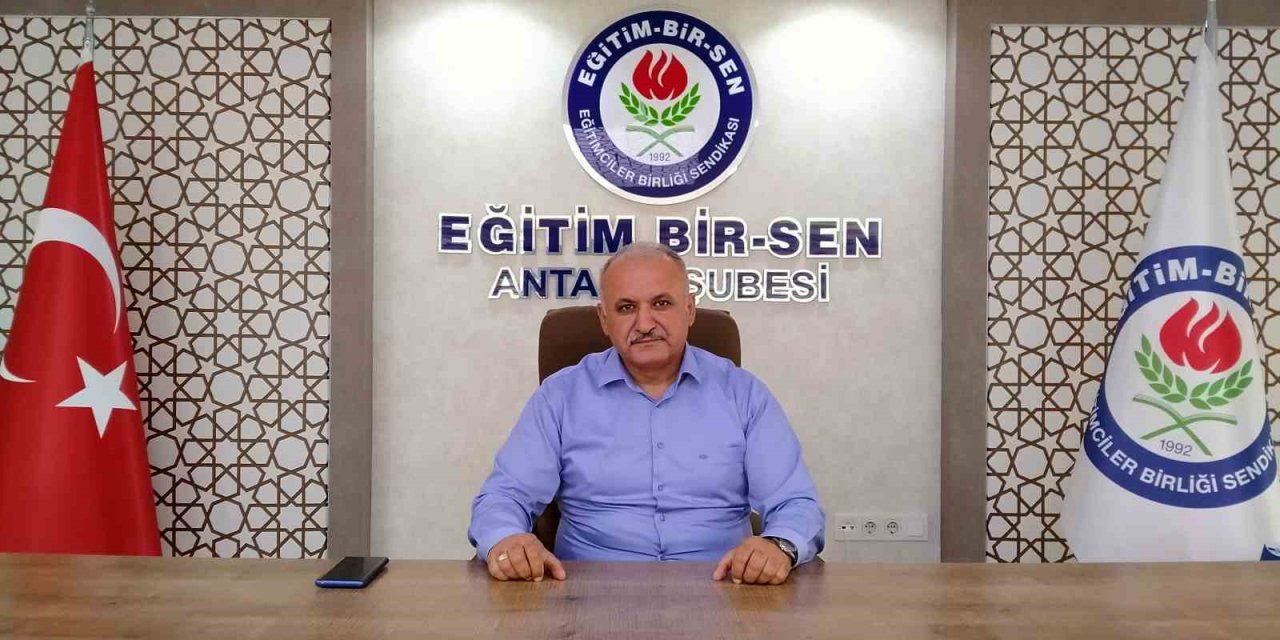 Eğitim Bir Sen Antalya Başkanı Miran: "iddia Değil İftira"