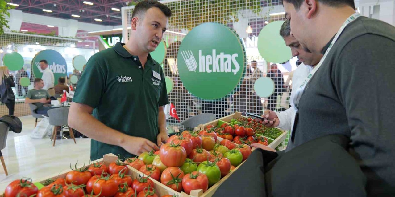 Hektaş’ın Yerli Sebze Tohumları Growtech Fuarı’nda Tanıtıldı