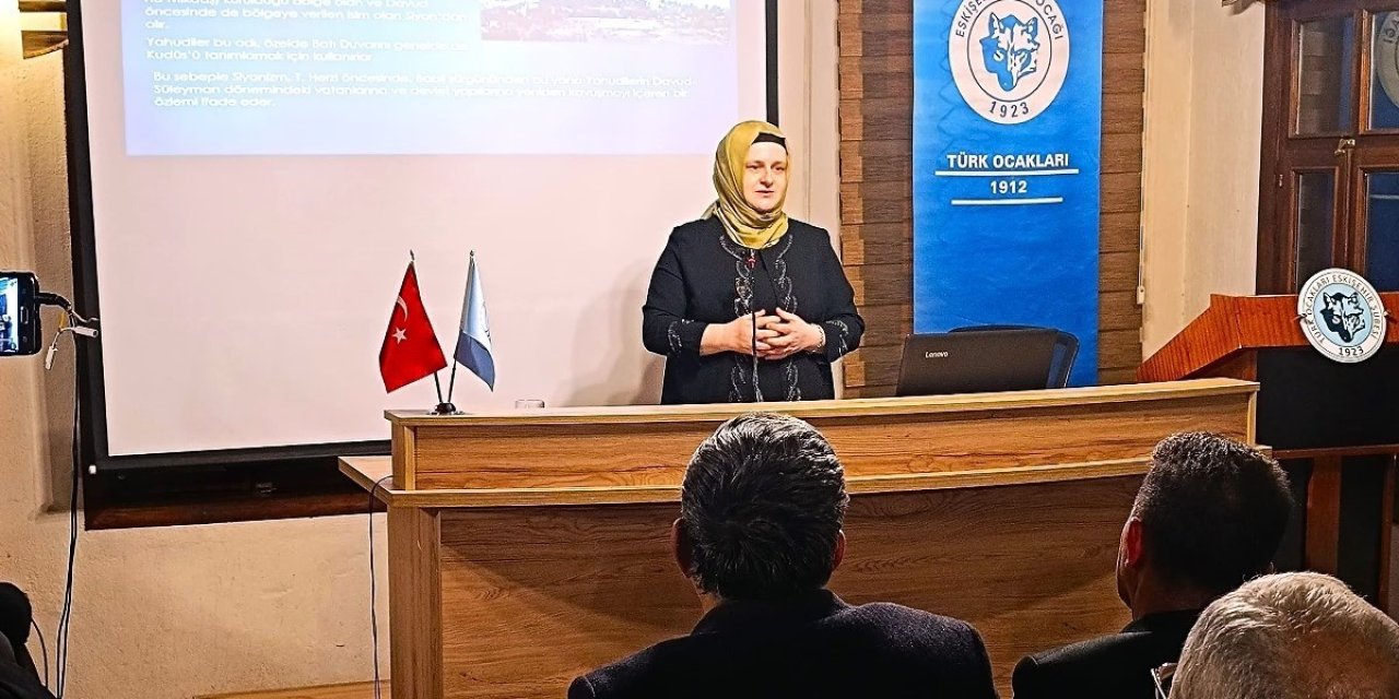 Türk Ocakları’nda ‘israil-filistin Savaşının Tarihsel Ve Dini Arka Planı’ Konusu Ele Alındı