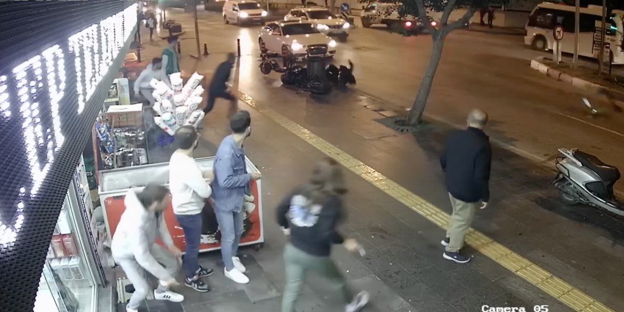 Kırmızı Işık İhlali Yapan Bisikletli Otomobilin Çarpması Sonucu Yaralandı