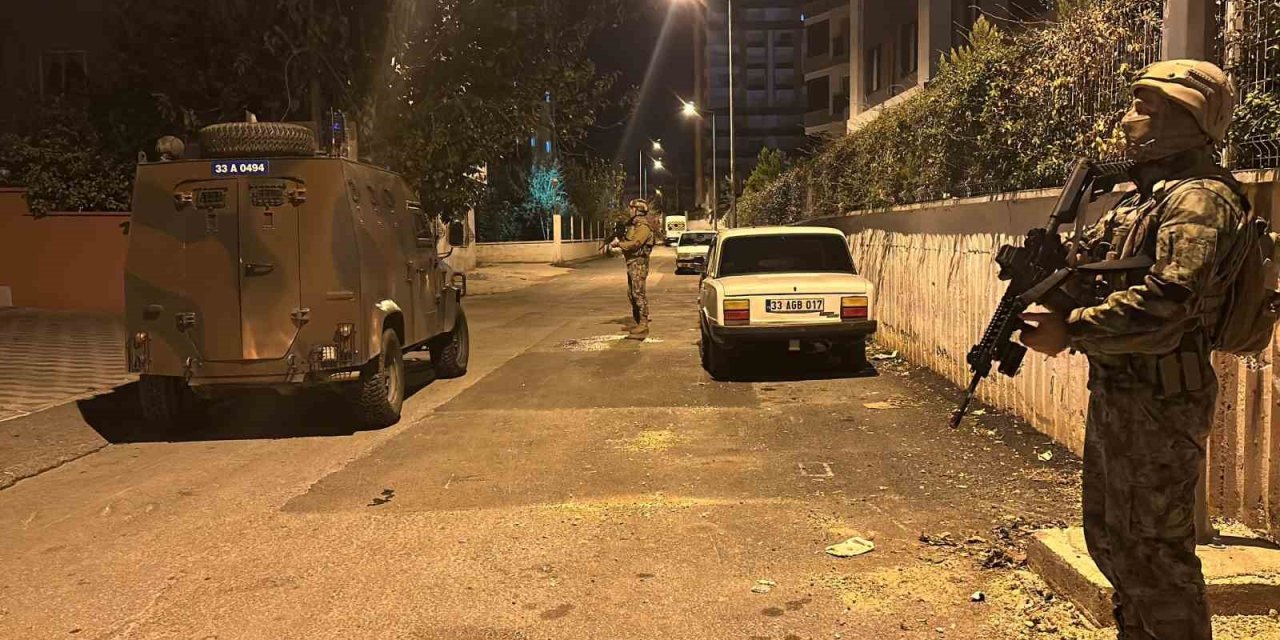 Mersin’de Terör Örgütlerine Operasyon: 12 Gözaltı Kararı