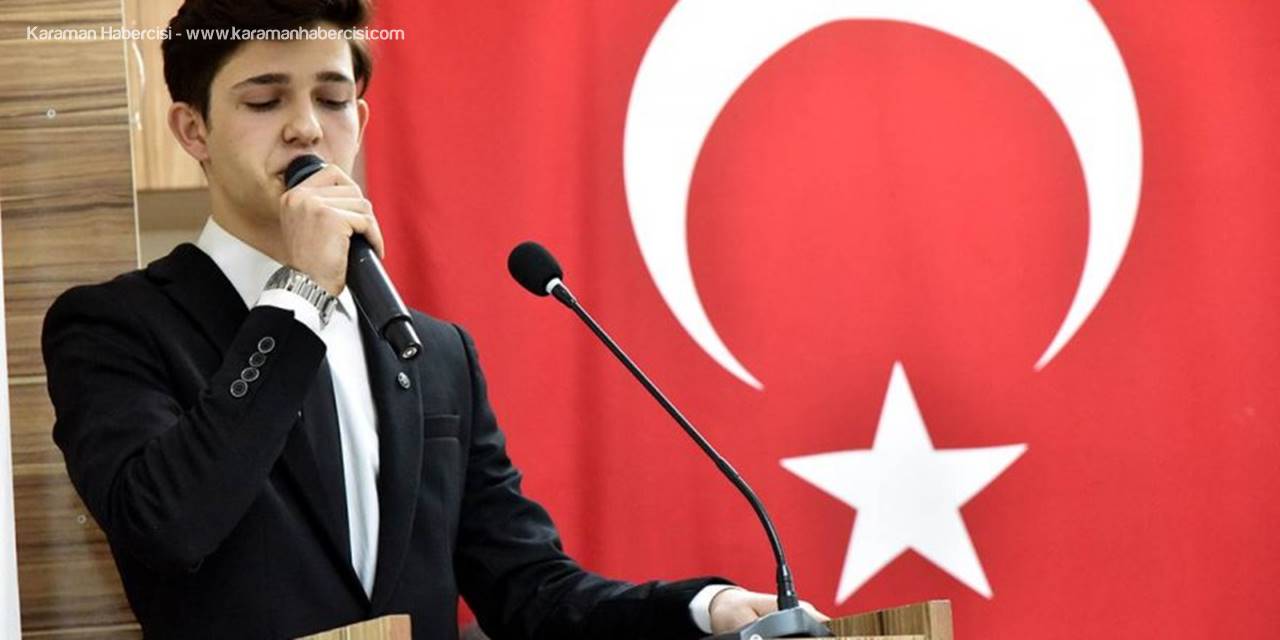 Karaman'da İstiklal Marşımızın 98’nci Yıldönümü Kutlandı