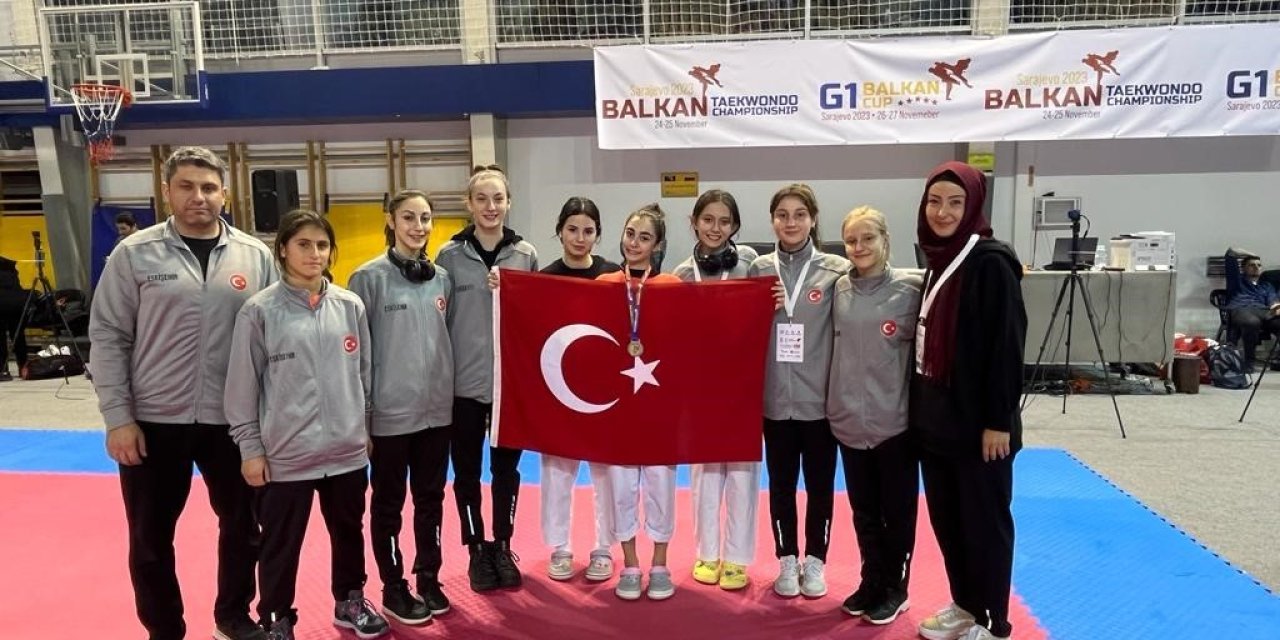 Eskişehirli Milli Tekvandoculardan Bosna Hersek’te 7 Madalya