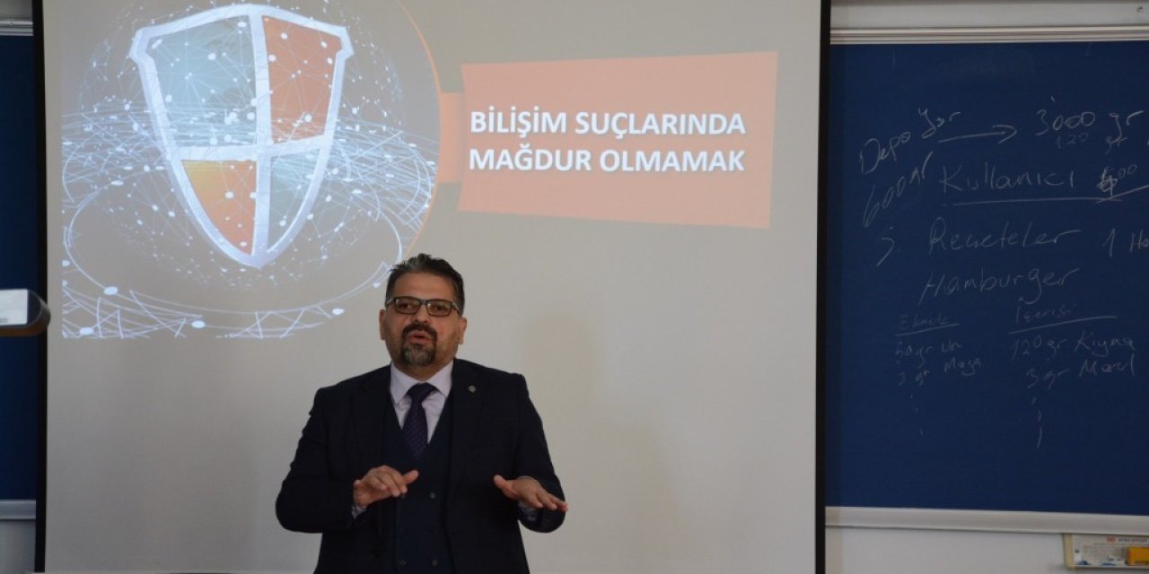 Turizm Fakültesinde “bilişim Suçlarında Mağdur Olmamak” Konuşuldu