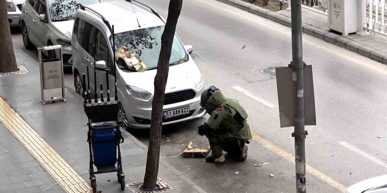 Niğde’de Şüpheli Çanta Alarmı