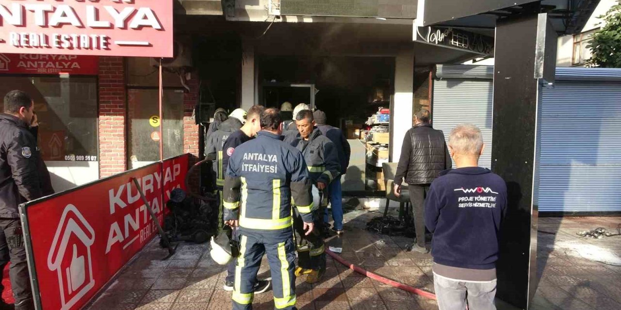 Elektrikli Bisiklet Servisinde Yangın