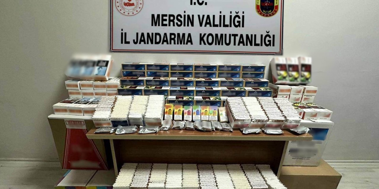 Mersin’de Kaçak Elektronik Sigara Ve Makaron Ele Geçirildi