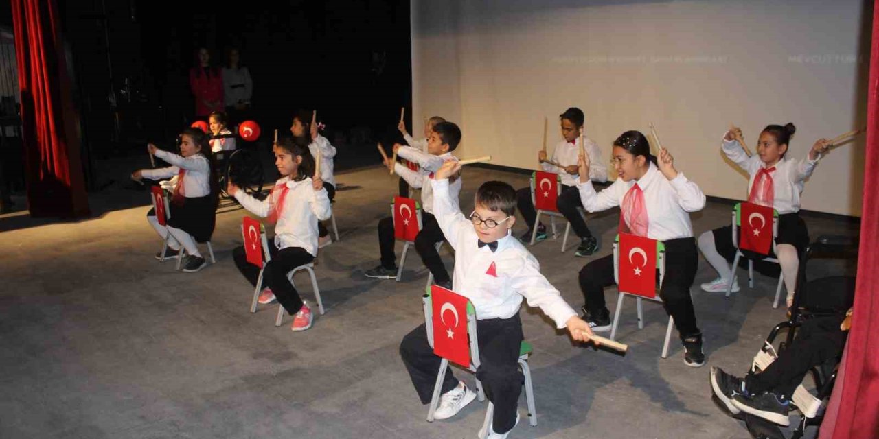 Karapınar’da Özel Öğrenciler Gösteri Düzenledi