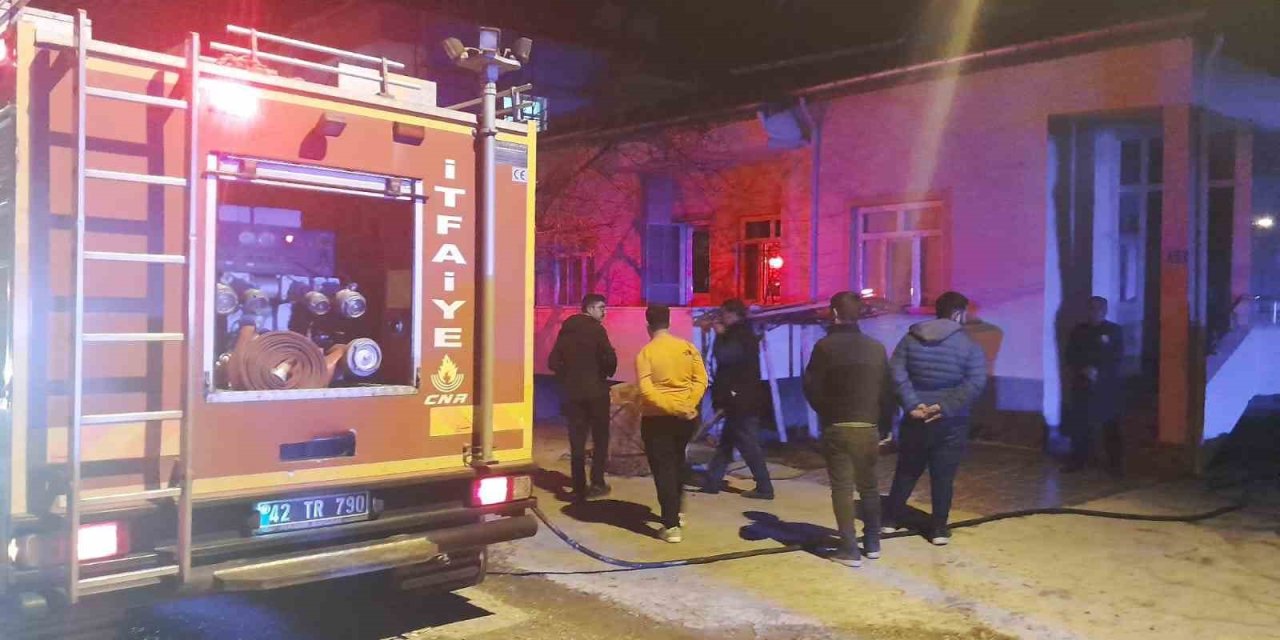 Konya’da Ev Yangını
