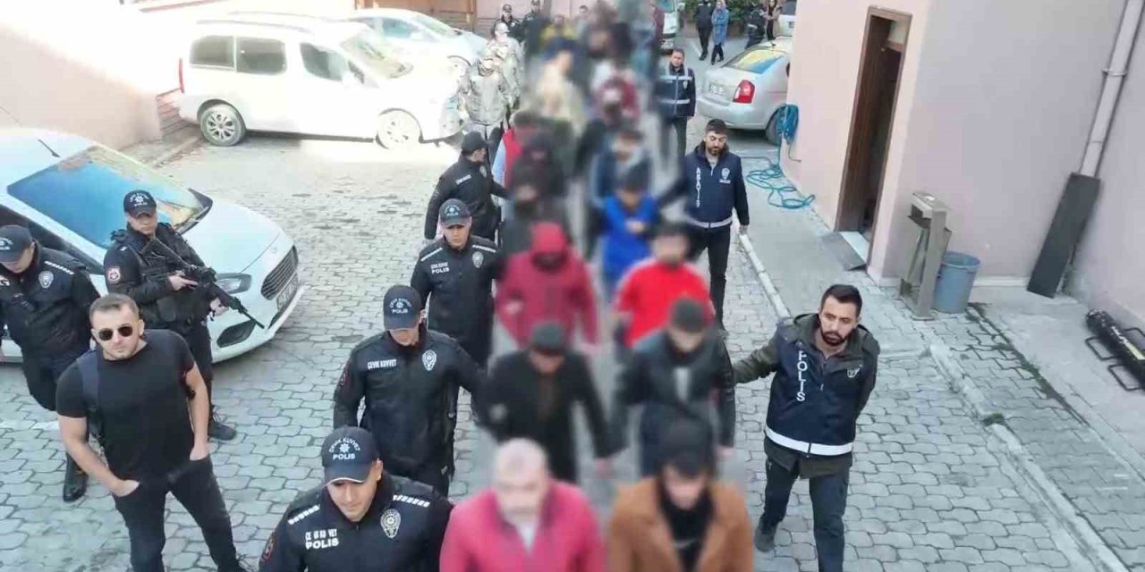 Konya’da Aranan 93 Şahıs Yakalandı
