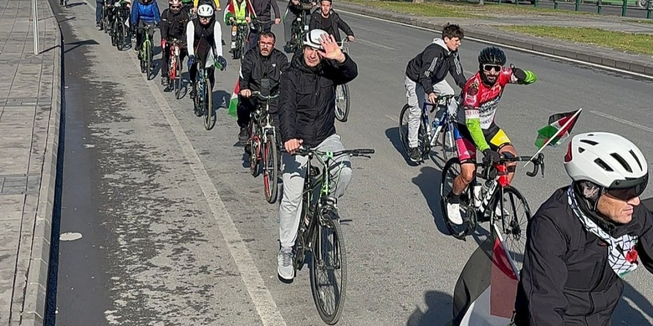 Pedalları Filistin İçin Çevirdiler