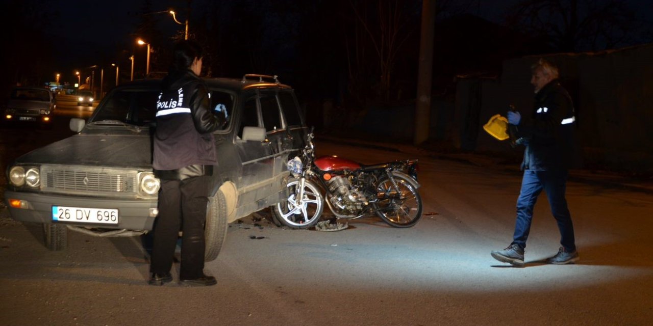 Konya’da Otomobille Motosiklet Çarpıştı: 1 Yaralı